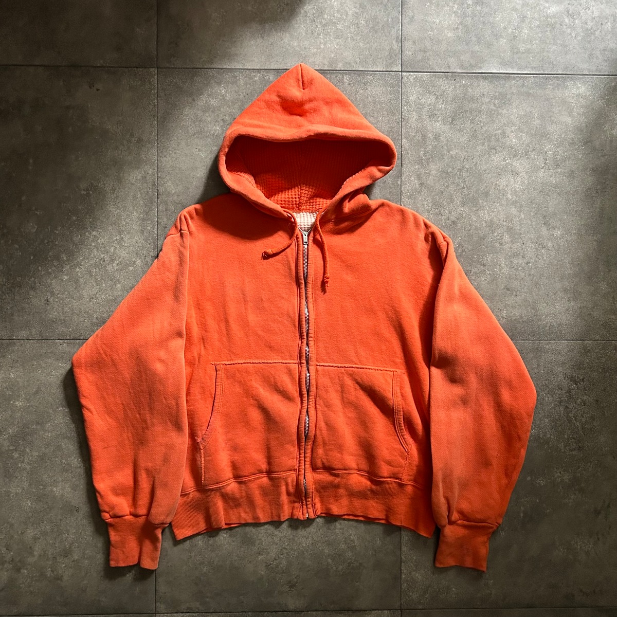 60s ヴィンテージダブルフェイスパーカー/フーディー オレンジ | 東京  