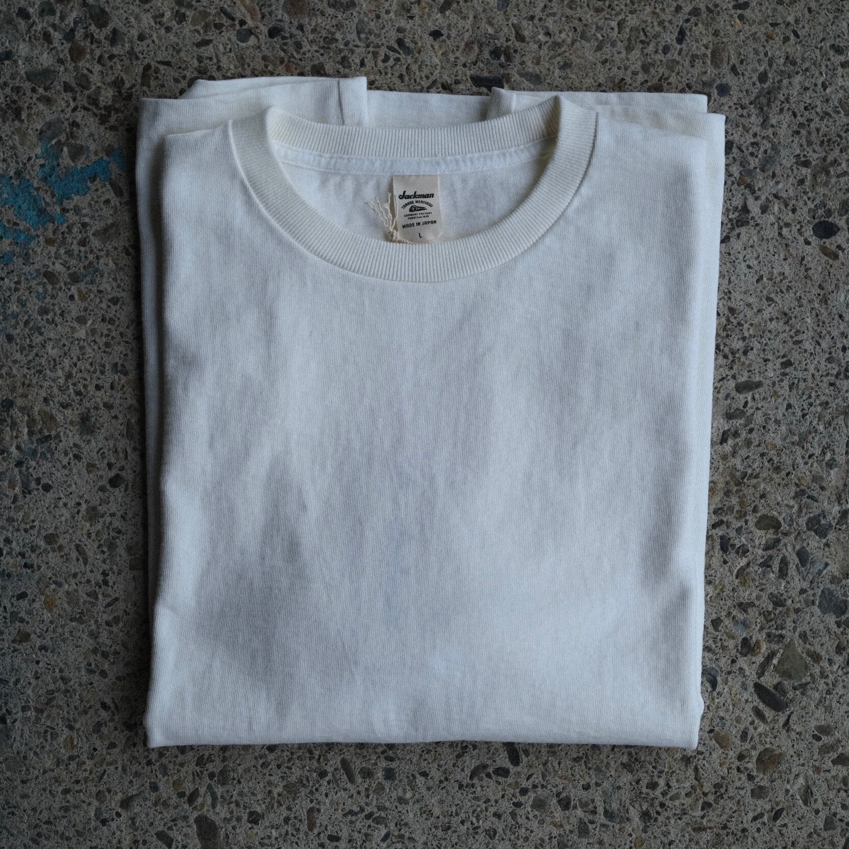 【Jackman】Dotsume T-Shirt Off White