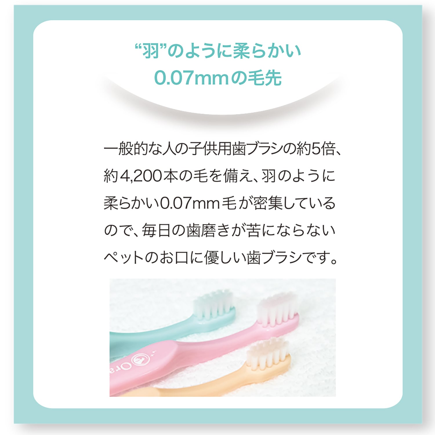 オーラバイオブラシ 短毛タイプ（歯科衛生士推奨） | BYRON公式