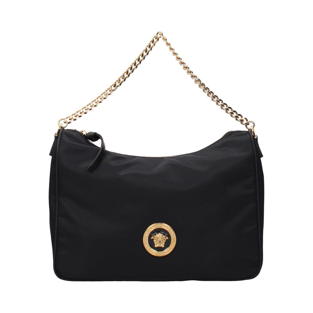 VERSACE ヴェルサーチ レディース ハンドバッグ ファブリック ブラック
