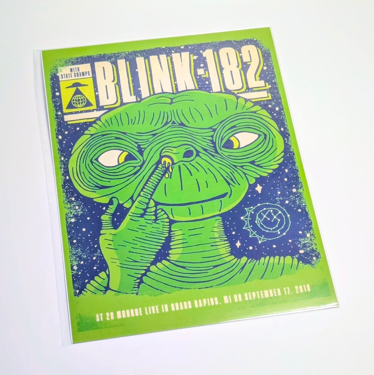⚡️SPECIAL LIMITED⚡️ ちょうどいいB4ポスター 【 BLINK-182 ( ブリンク ワン エイティートゥー ) 】 『 20 Monroe Live 』 POSTER / ポスター 〚アメリカン雑貨 アメトイ〛