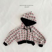 韓国子供服 / 26Autumn / 〖取寄〗Melikey / ラブミージップアップパーカー / 女子服 *XS~JM*