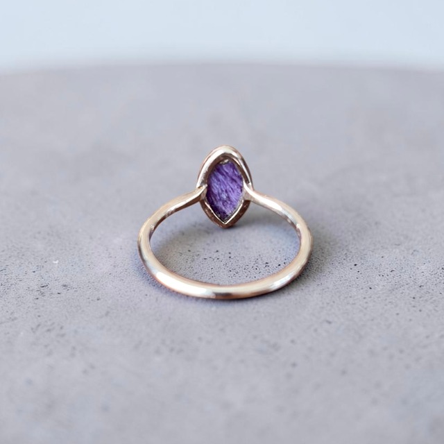 charoite ring 【silver】＜16号＞　※1点のみ