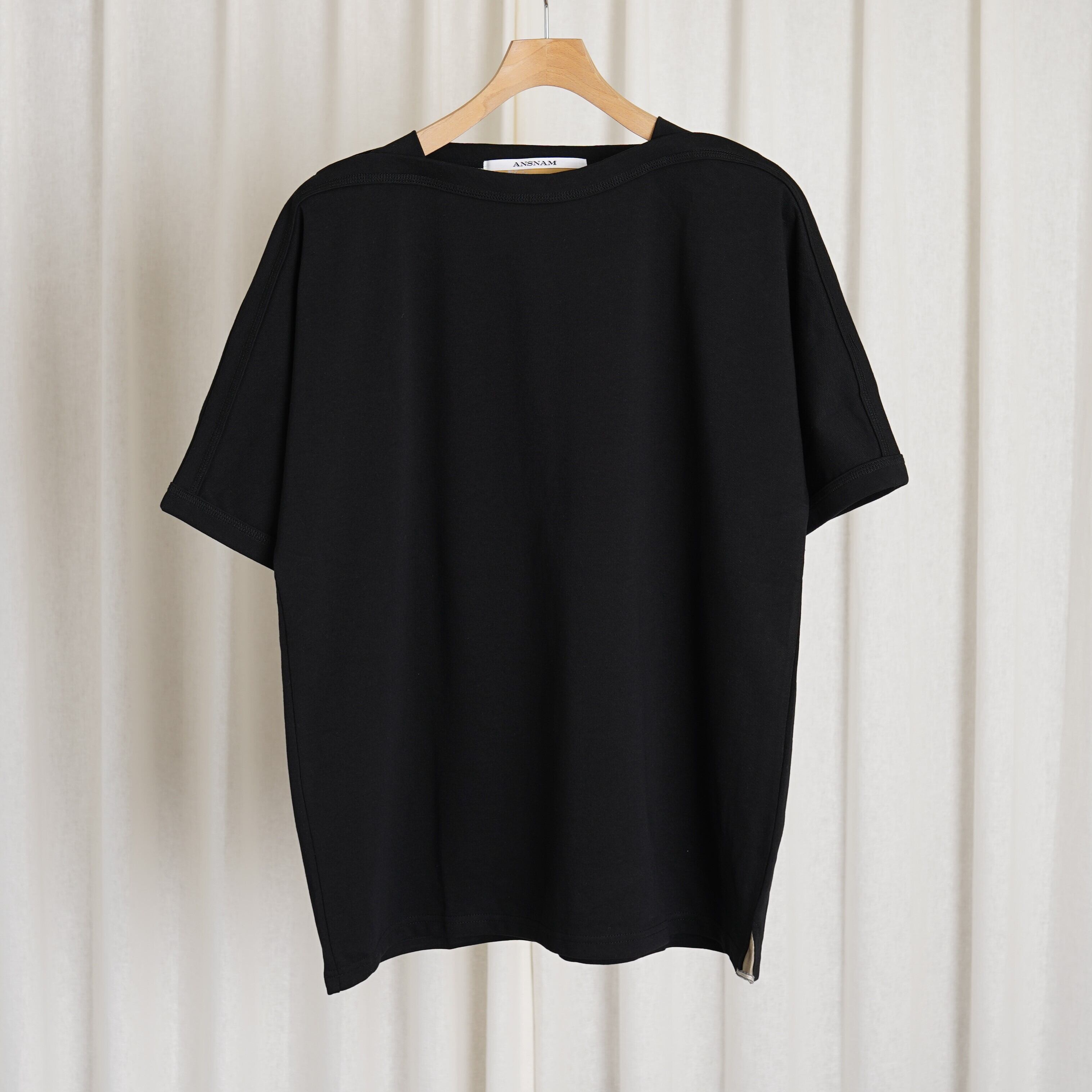 ANSNAM Riverrun / BOAT NECK T-SHIRT 