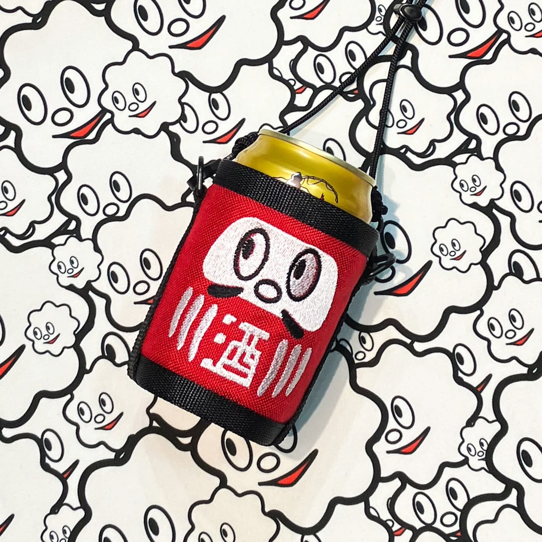 だるまモジャ】アストロフォイル缶ビールホルダー＼(Ꙭ