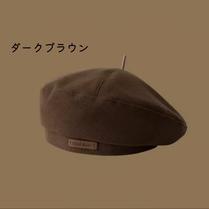 ブリティッシュスタイル　ベレー帽 4col N 10166