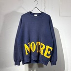90s Famous Sports Wear College Sweat "Nortredame"