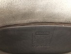 AMERICA 1990’s OLD COACH “Dark Navy Leather” Shoulder bag