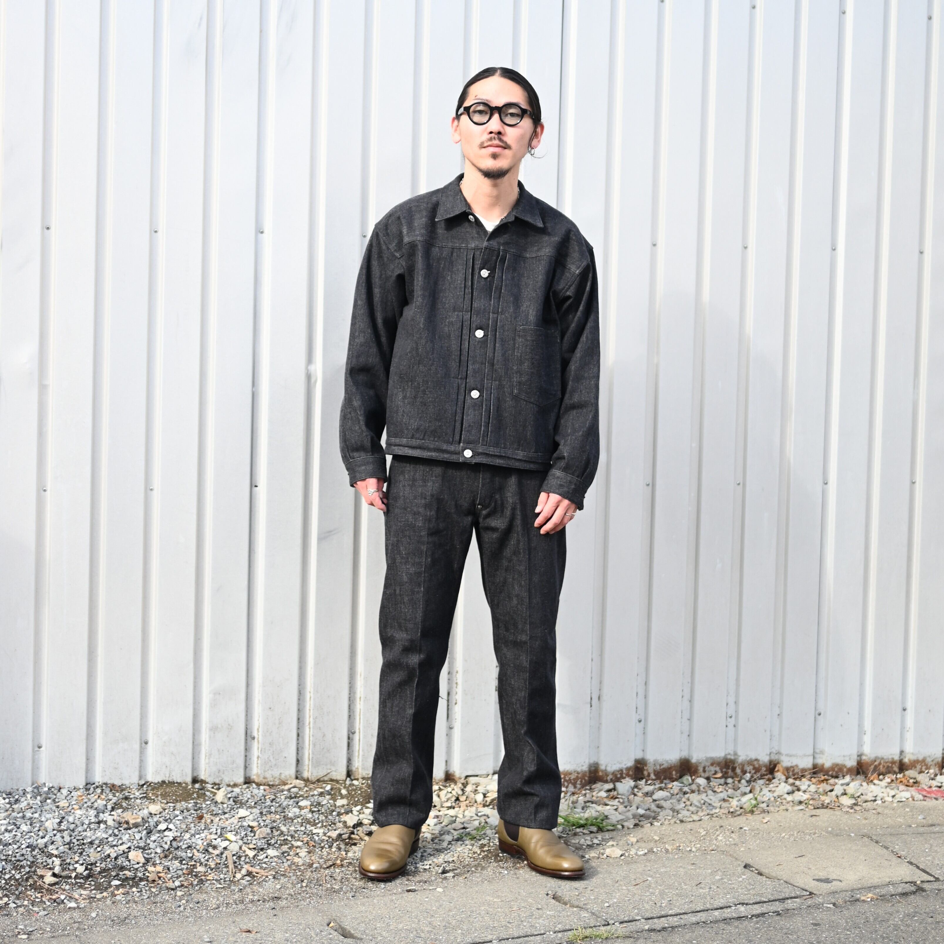 G*R様 OLD JOE デニムジャケット ブラック OLD JOE / ONE POCKET JEAN JACKET | GANKO