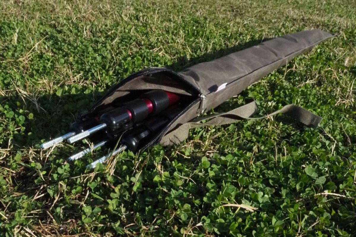 新品販売/Rigalle Mercury タープ トレッキング ポールケース トライポッドケース 122㎝【カーキ】キャンプ 収納 キャンプ用品 キャンプギア