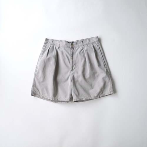 【Polo by Ralph Lauren】90's Two-tuck Chino Shorts Gray 34