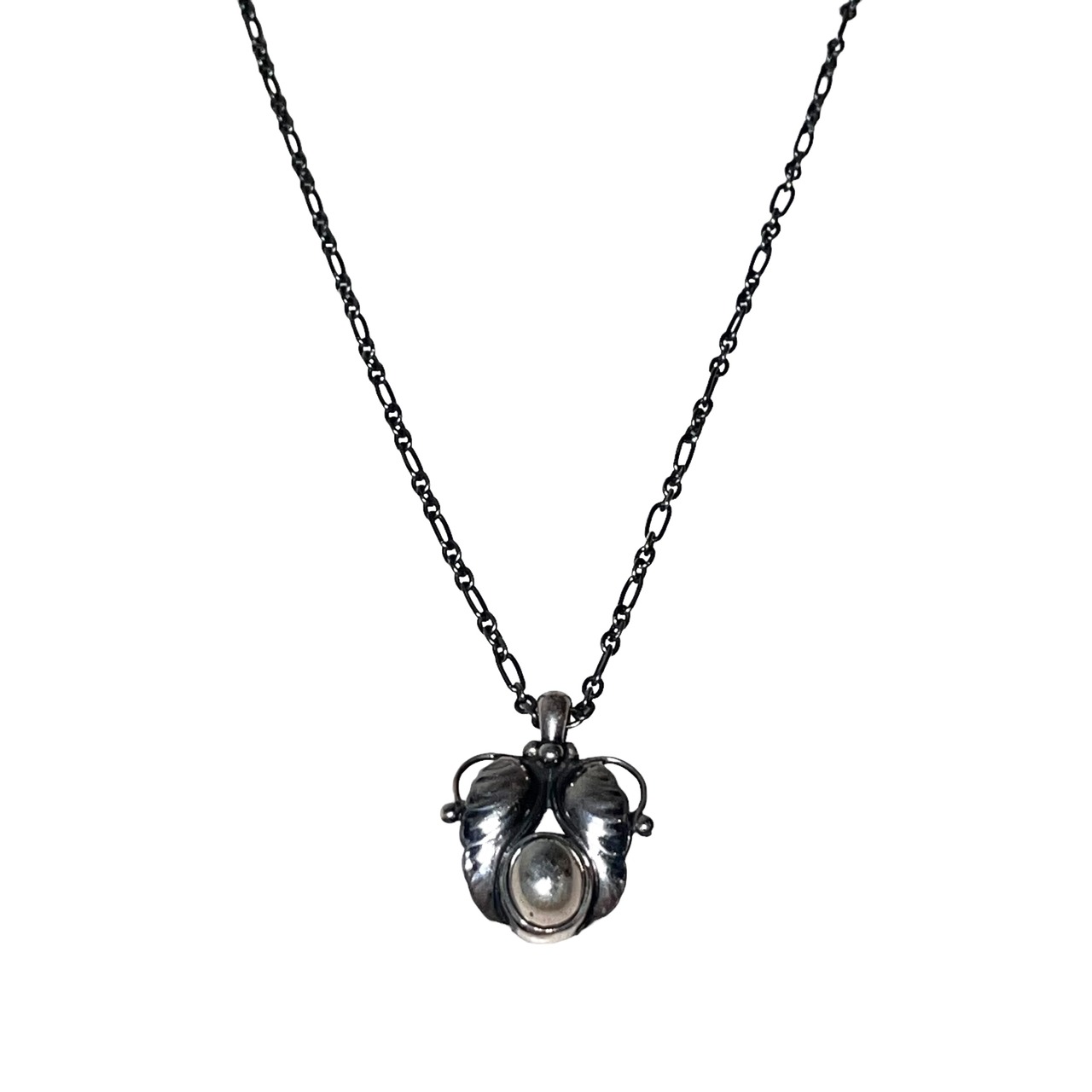 c1994 GEORG JENSEN silver year pendant necklace