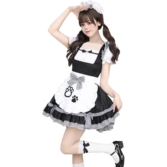 K116 シュタインズ ゲート フェイリス ニャンニャン メイド服 風