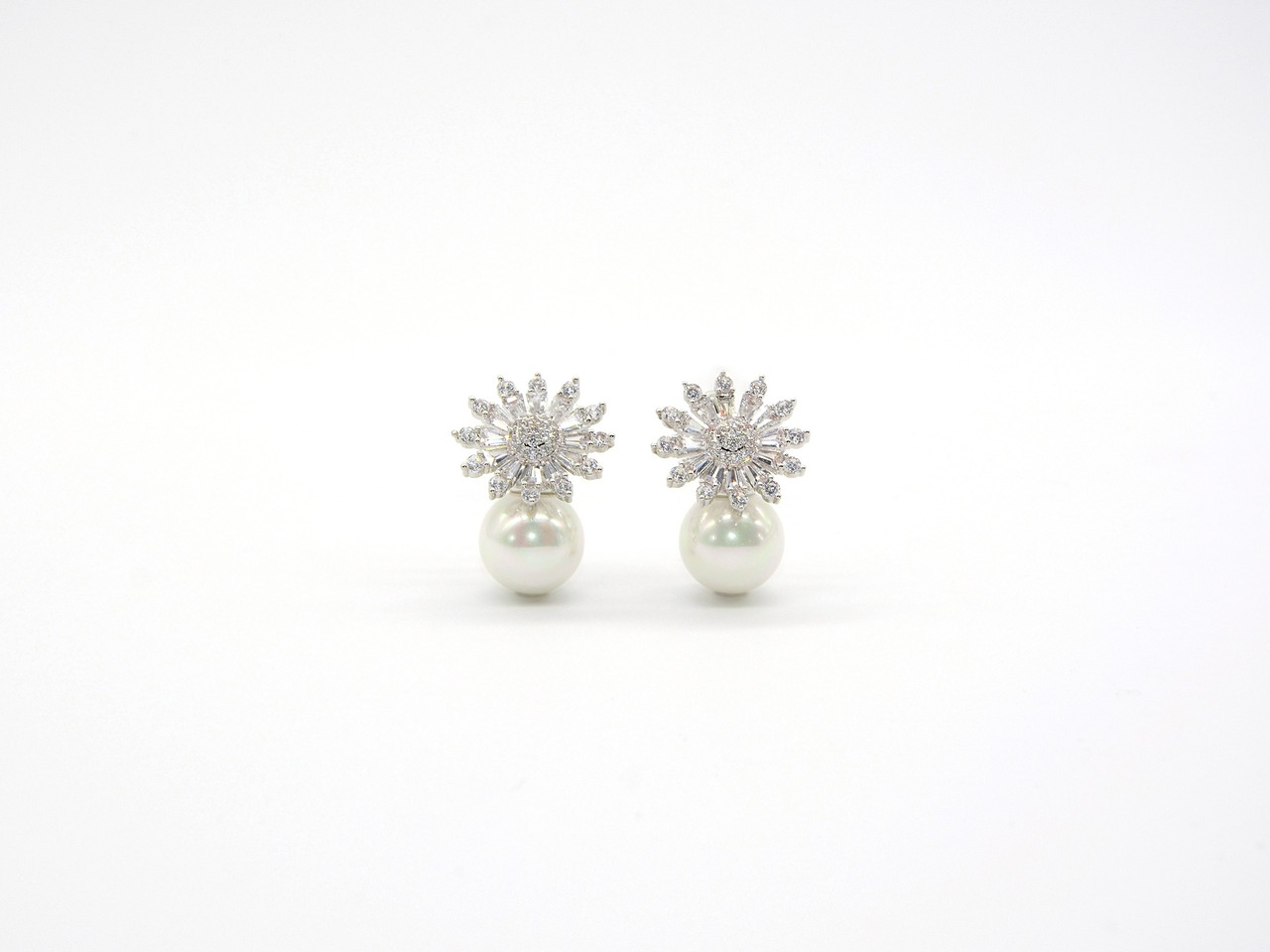 フラワーパール ( ピアス / イヤリング )