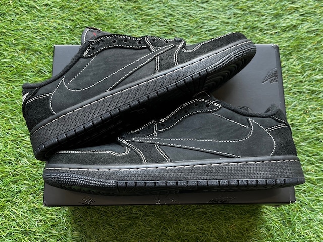 NIKE × TRAVIS SCOTT AIR JORDAN 1 LOW OG SP BLACK PHANTOM DM7866-001 26.5cm 74423