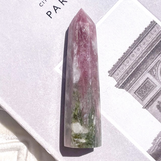 Lotus Point 2 (Pink Tourmaline & Green Tourmaline)