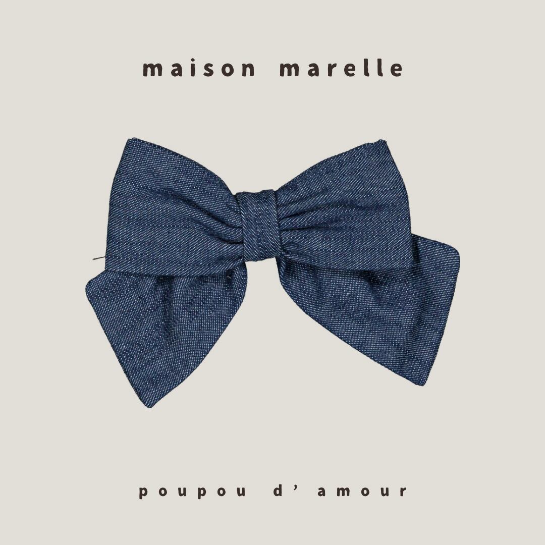 送料無料 【予約】maison marelle|HALLES blue denim (11 月上旬以降入荷予定)