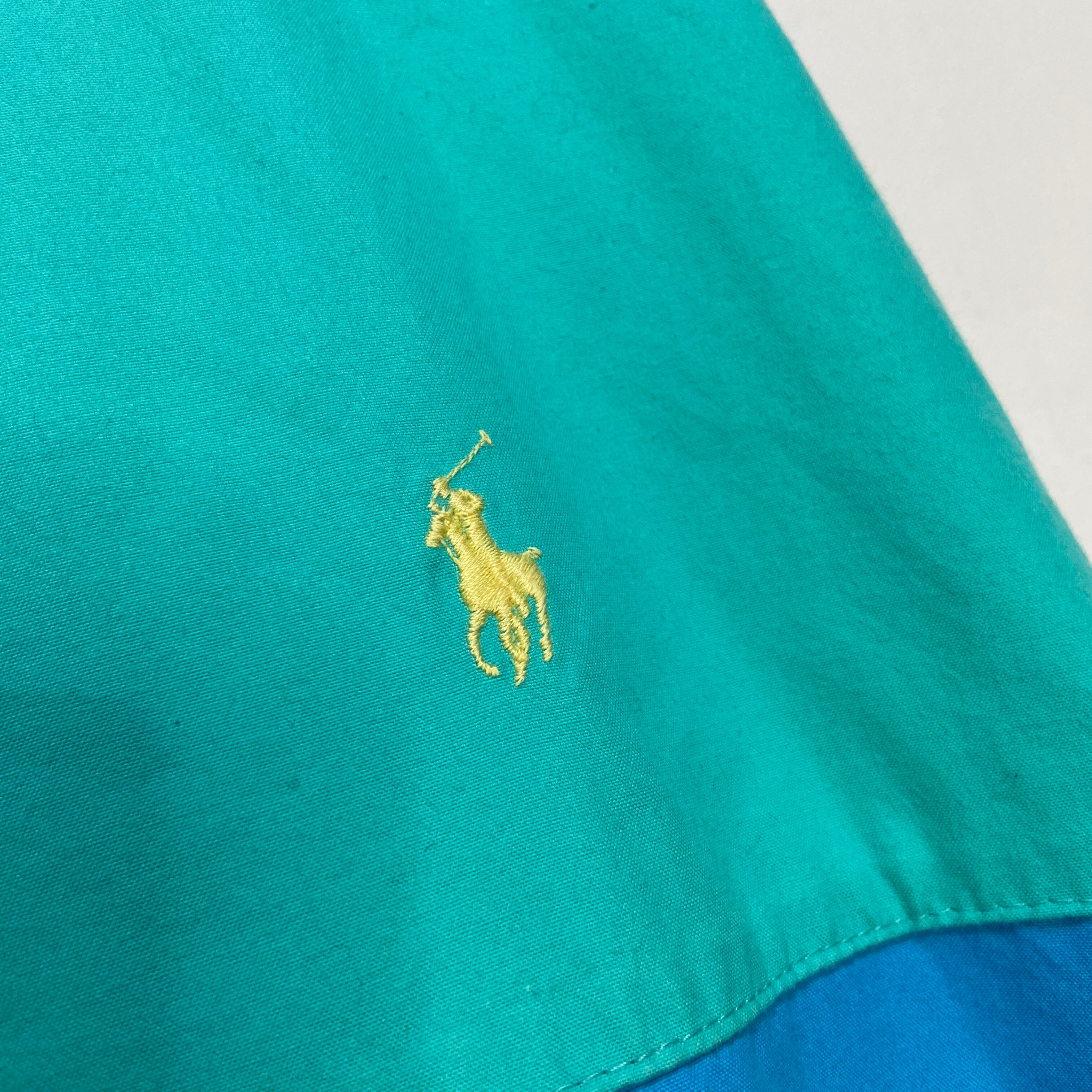 RalphLauren 90s USA製 マルチボーダー柄スウィングトップ L