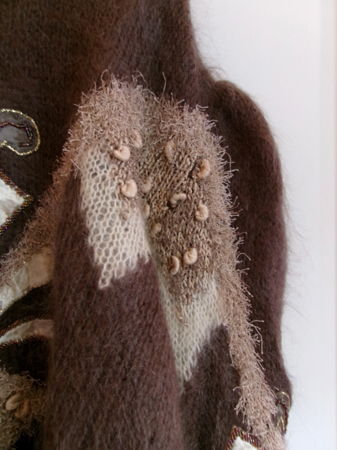 Hand made mohair knit