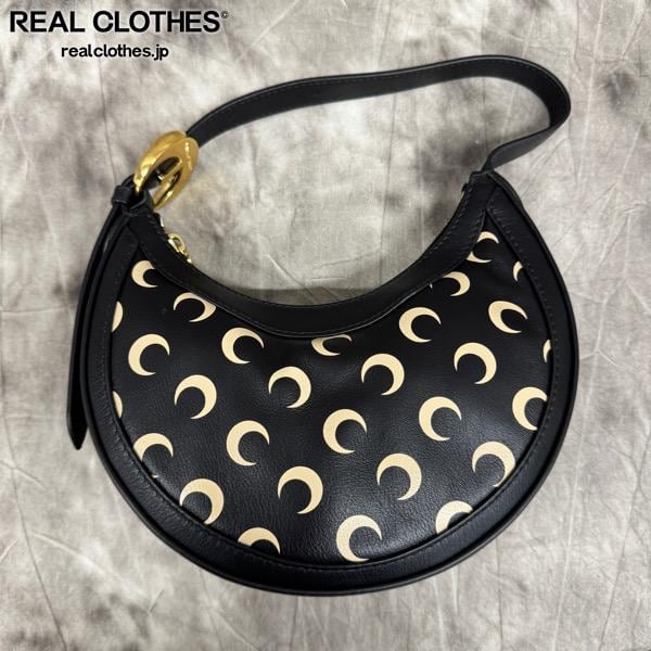 ★MARINE SERRE★エクリプス ムーン キャンバス ミニバッグ Marine Serre/マリーン セル Moon Canvas Eclips Mini/ムーン