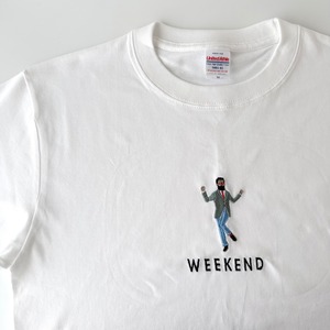 ◆S様オーダー品◆刺繍Tシャツ【WEEKEND】T-356