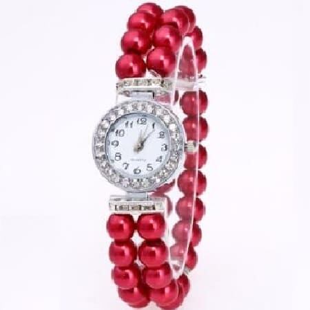 D&amp;G♡ラインストーンブレスウォッチ Amazon.co.jp: 腕時計 女性のファッションラインストーンドレス腕時計