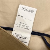 DRESSTERIOR ドレステリア ノーカラー ベルト付き 比翼 コート 36/ベージュ レディース