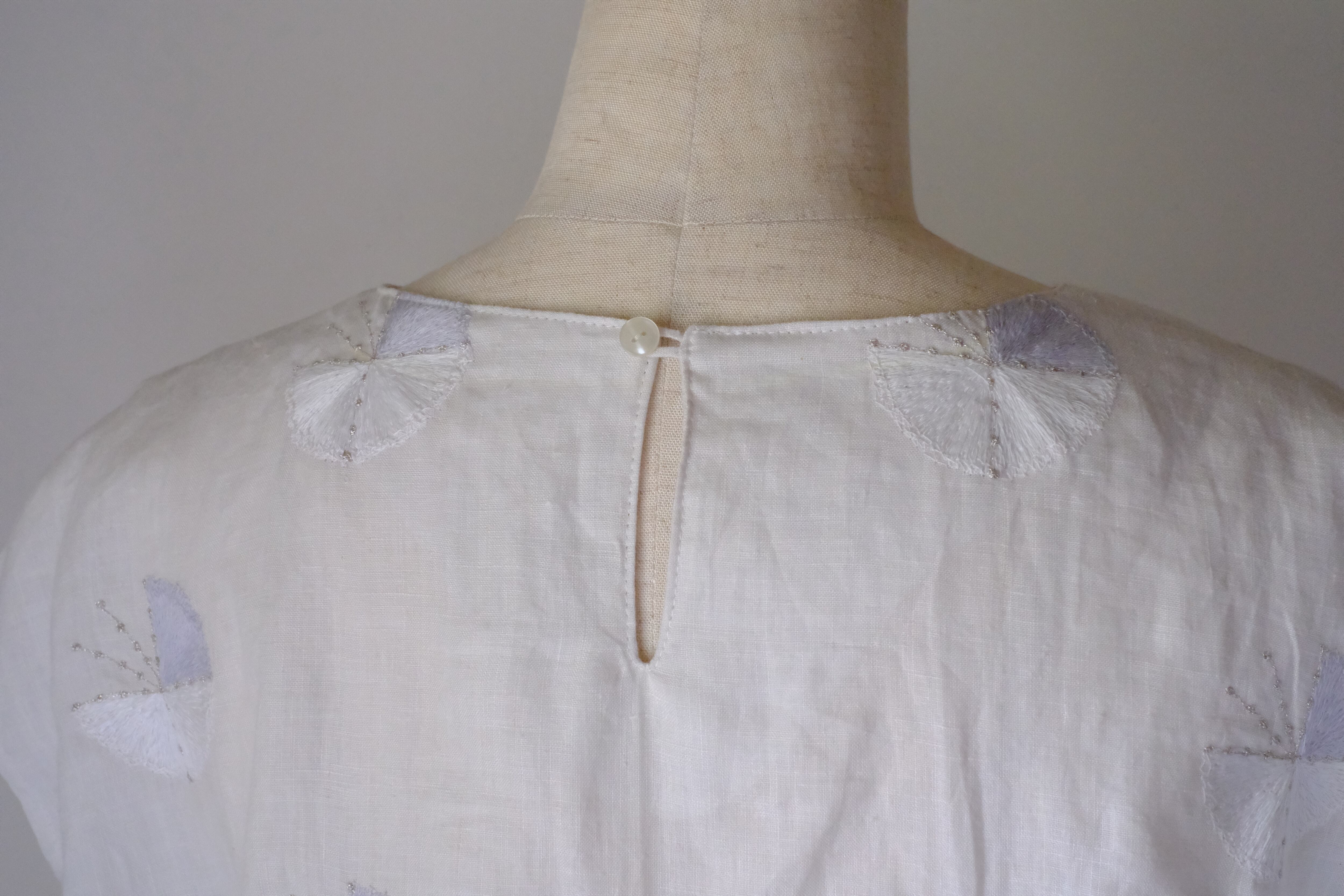 ノースリーブカットソー　cl-126(オフ白)