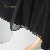 社交ダンス 衣装 スタンダード ドレス ワンピース レッスンウェア パーティドレス オールシーズン 無地 レース ブラック系 黒 レース 長袖 シック ファッション フォーマル ドレッシー エレガント ウエストゴム ストレッチ コスチューム デザイン 謝恩会 冬 春 秋 夏 パーティ用 フリル ラインストーン付き 清楚 高級感 軽量 美ライン おしゃれ 伸縮タイプ 体型カバー レディース