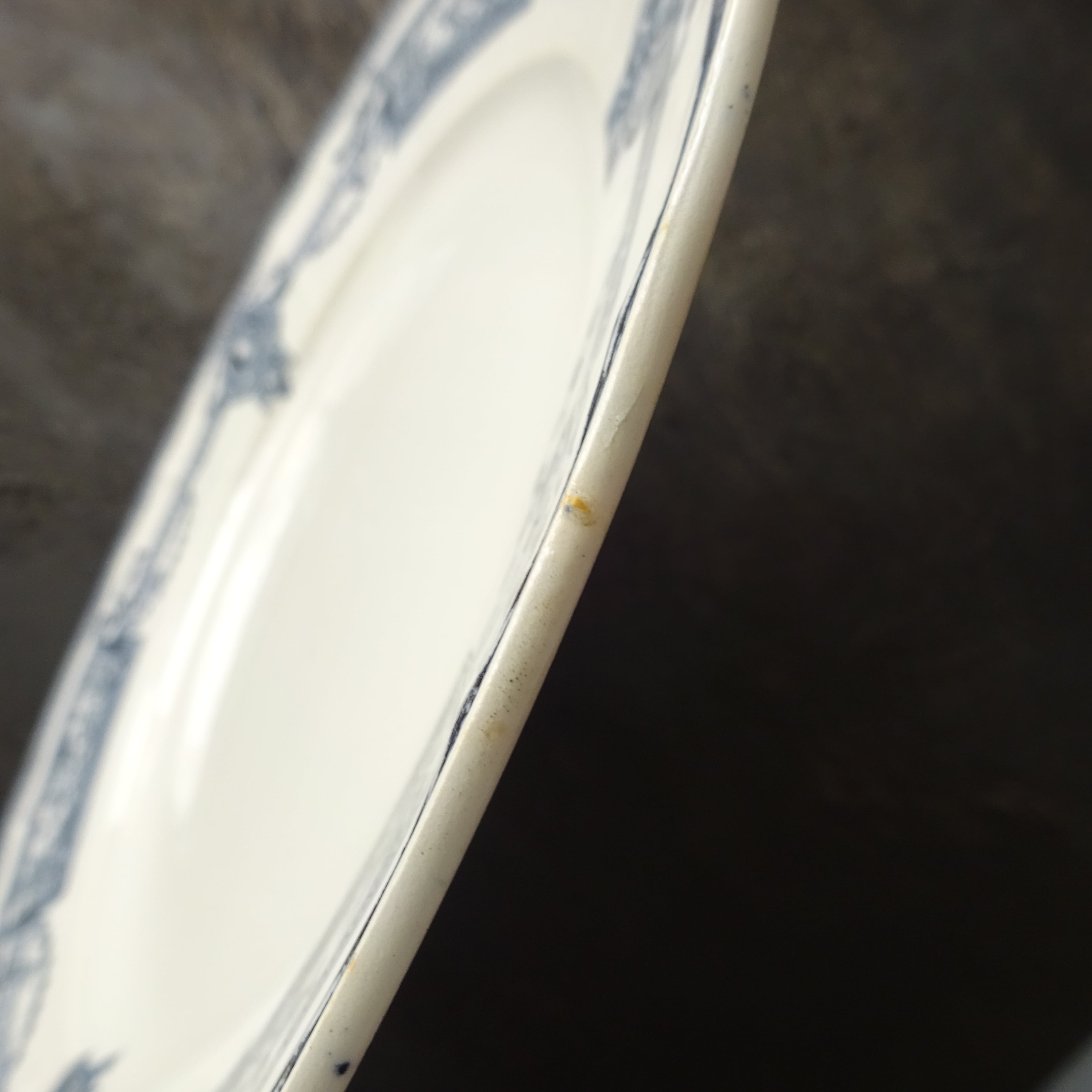 【 Épuisé 】ST AMAND ET HAMAGE NORD  modèle《MÉDAILLON》Assiette plate (A)