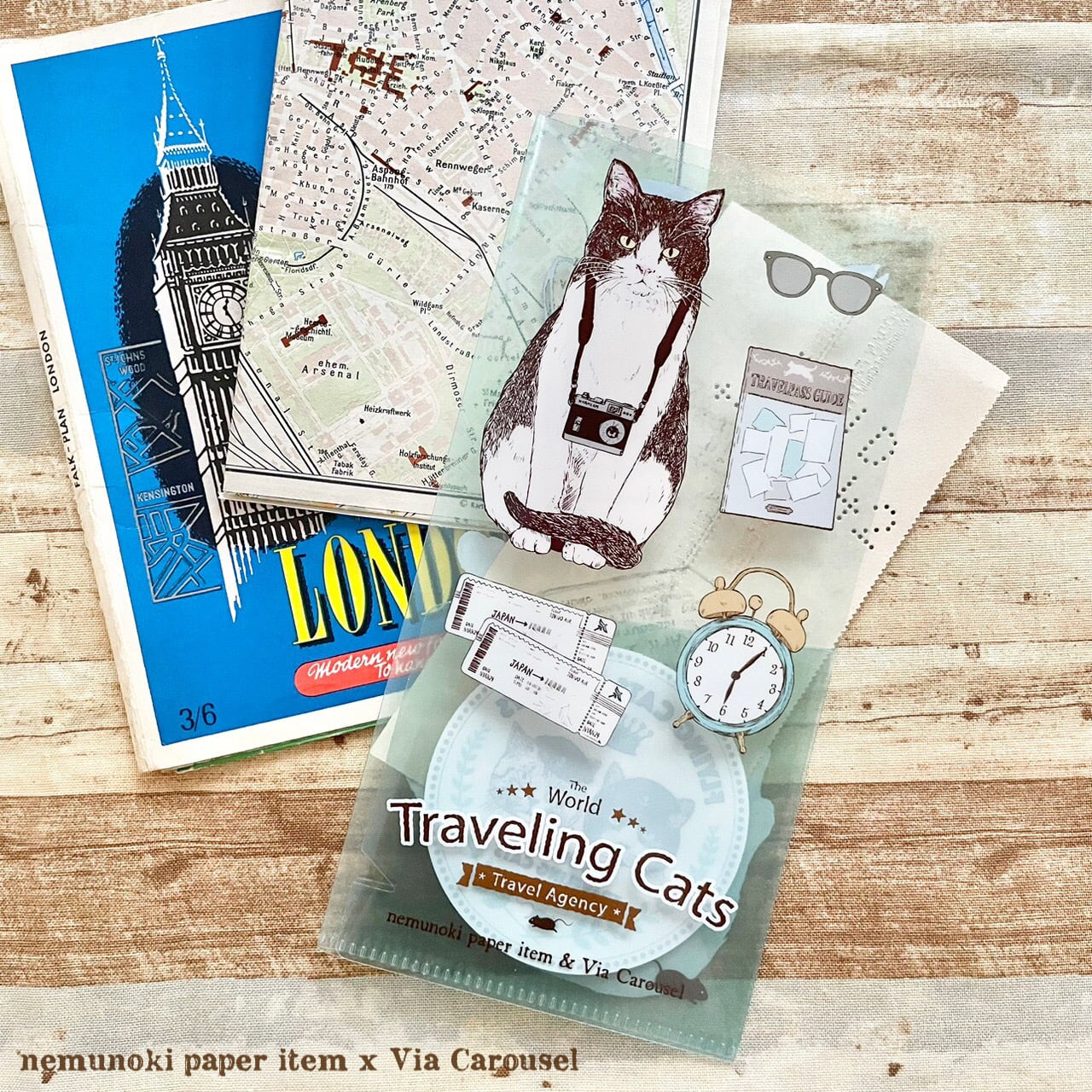 x nemunoki paper item | Via Carousel