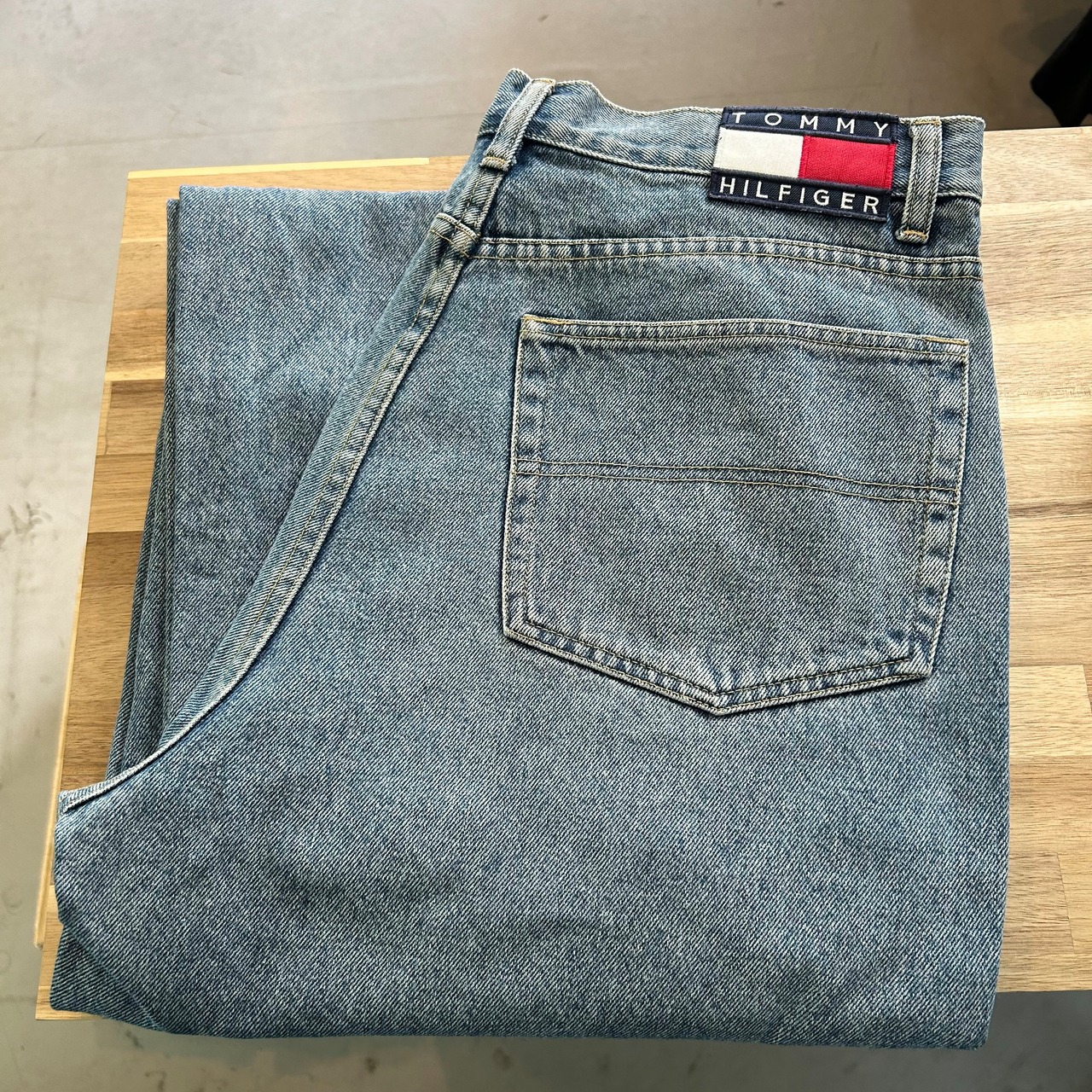 TOMMY JEANS】デニムパンツ フラッグタグ テーパード W32 L36