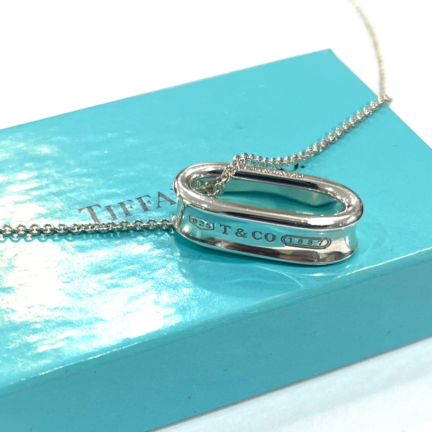 TIFFANY&CO.】2785 ティファニー 1837 クッション ループ ネックレス