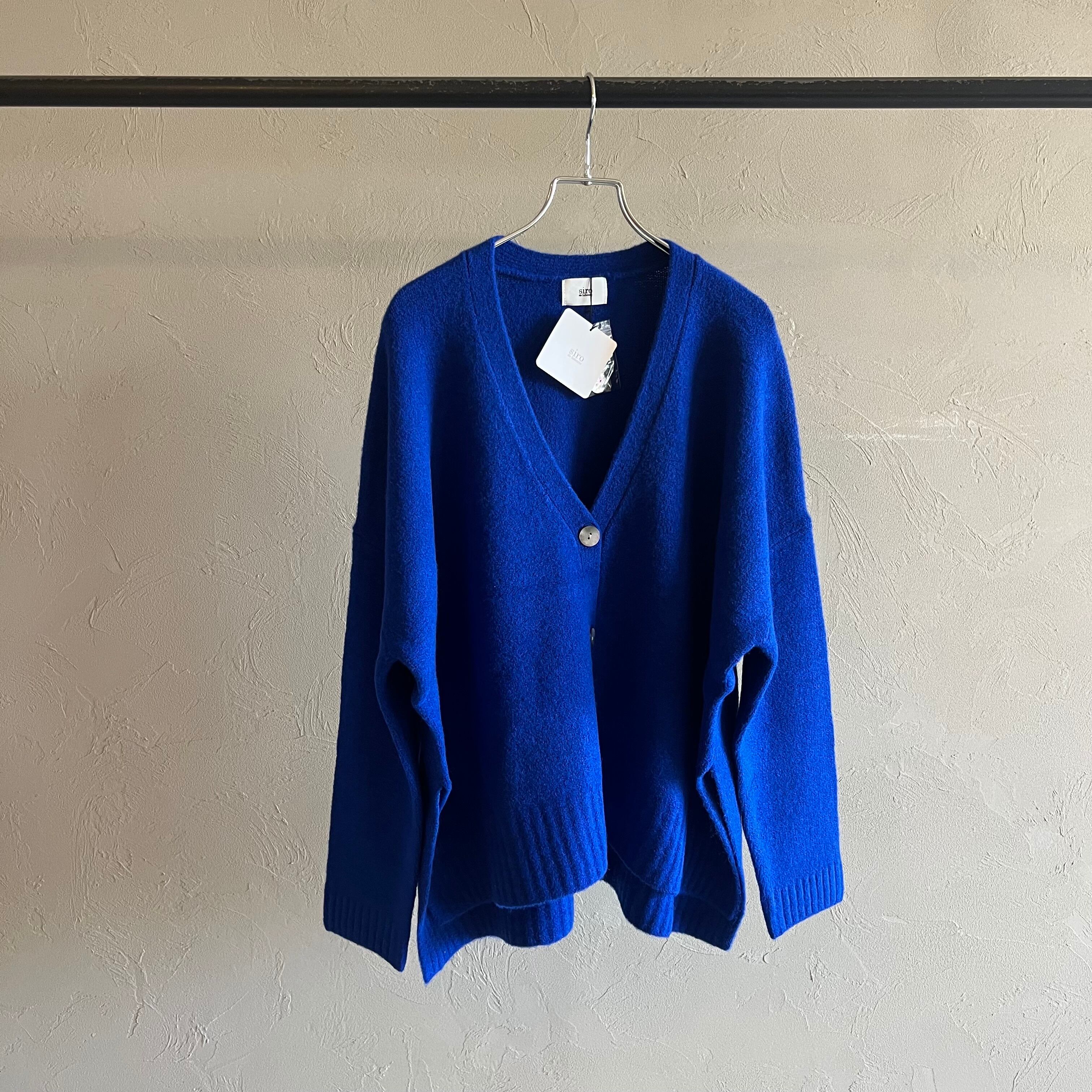 siro カーディガン siro de labonte 】whip yarn side slit cardigan | valance 福井