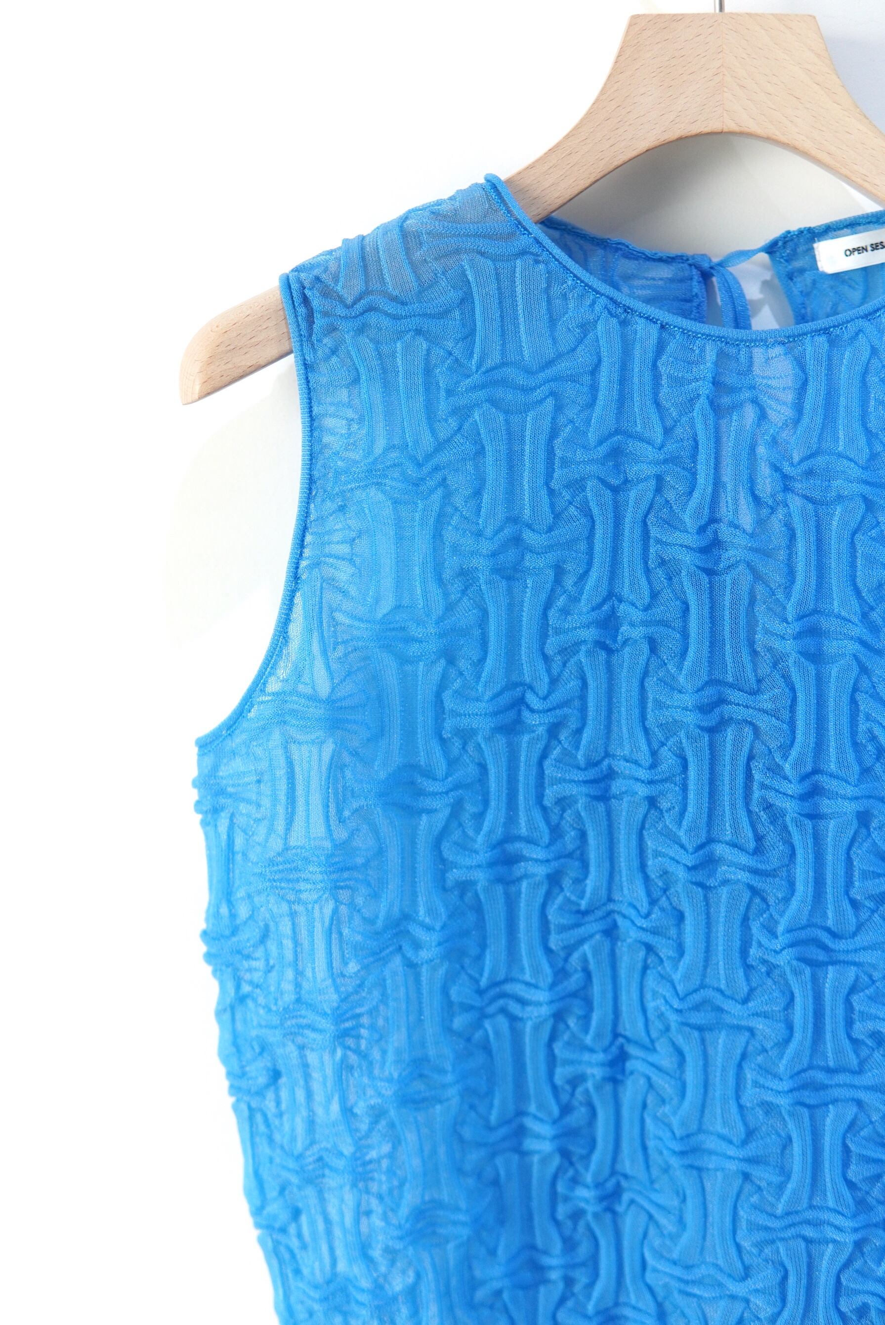 トップス OPEN SESAME CLUB sheerlattice tops OPEN SESAME CLUB sheerlattice tops(one BLACK): トップス