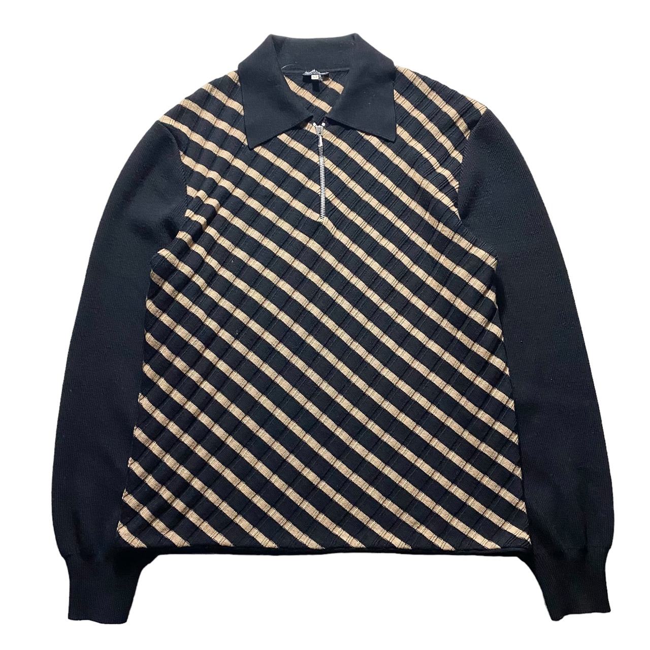 vintage GIORGIO ARMANI bias panel knit pullover