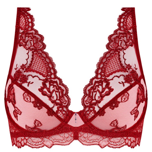 [H13so] パッドなしハーフカップブラ(B,C) 品番ACH7413 【LISE CHARMEL】【リズシャルメル】【インポートランジェリー】