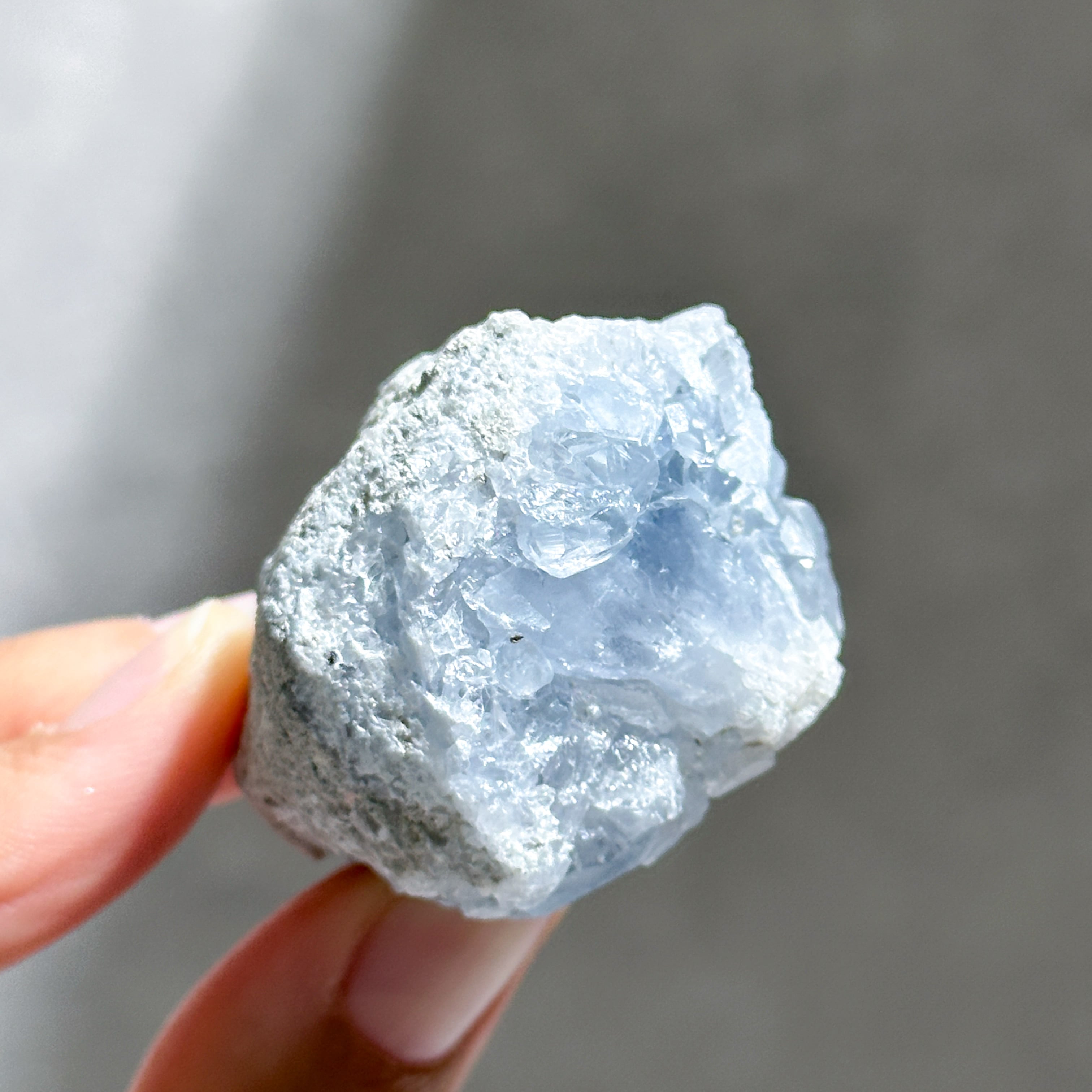 ✨高透明度 セレスタイト 天青石 原石✨ 約2.1kg 大粒結晶 インテリア セレスタイト天青石原石[T756-4697]