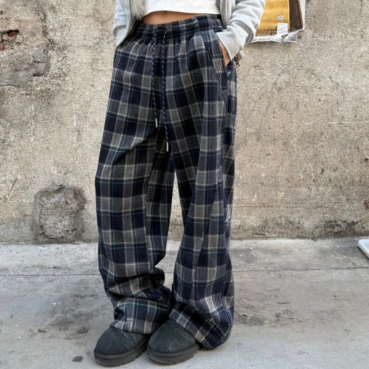 レトロタータンリラックスパンツ 2col R00705