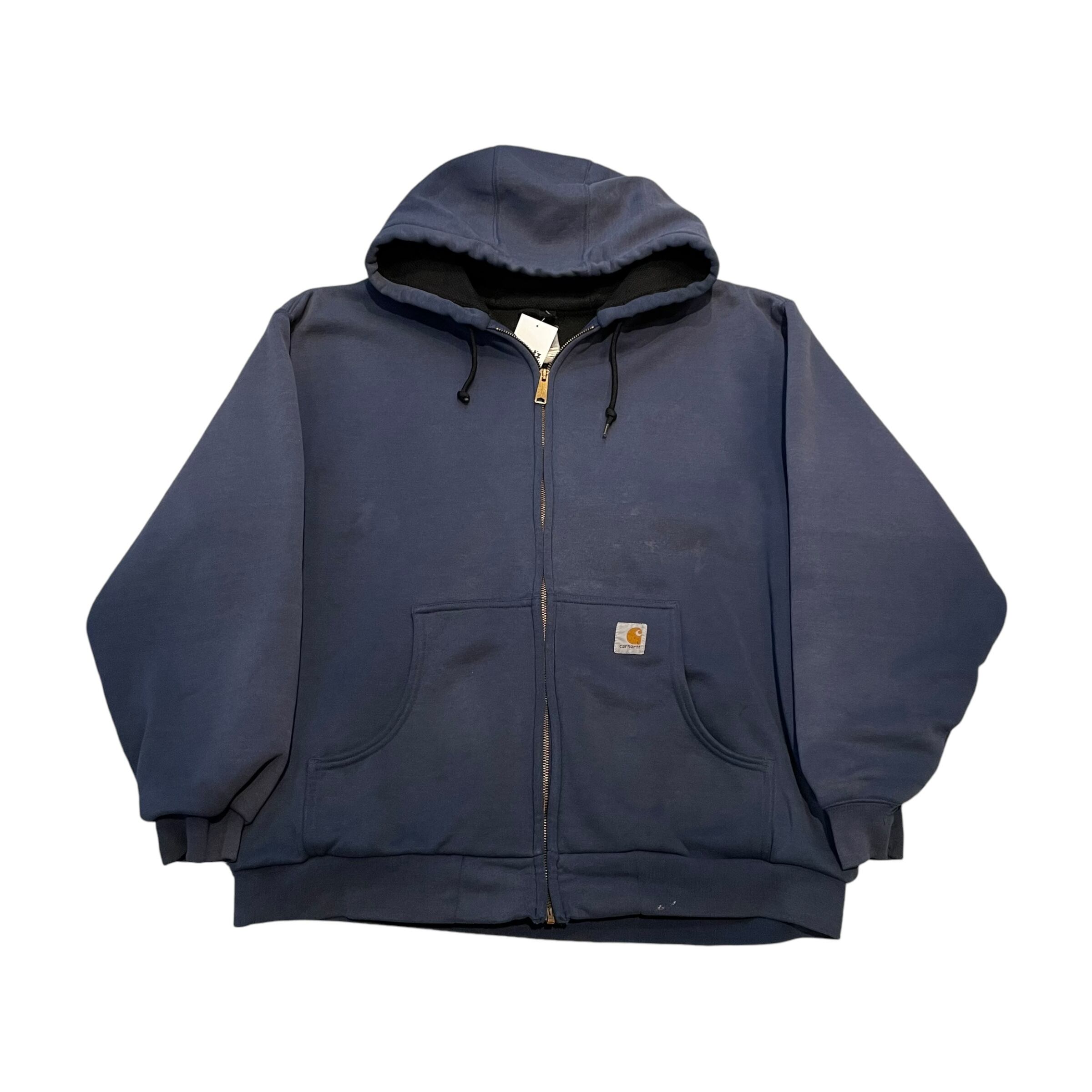 2000s Carhartt sweat×mesh doubleface zip hoodie