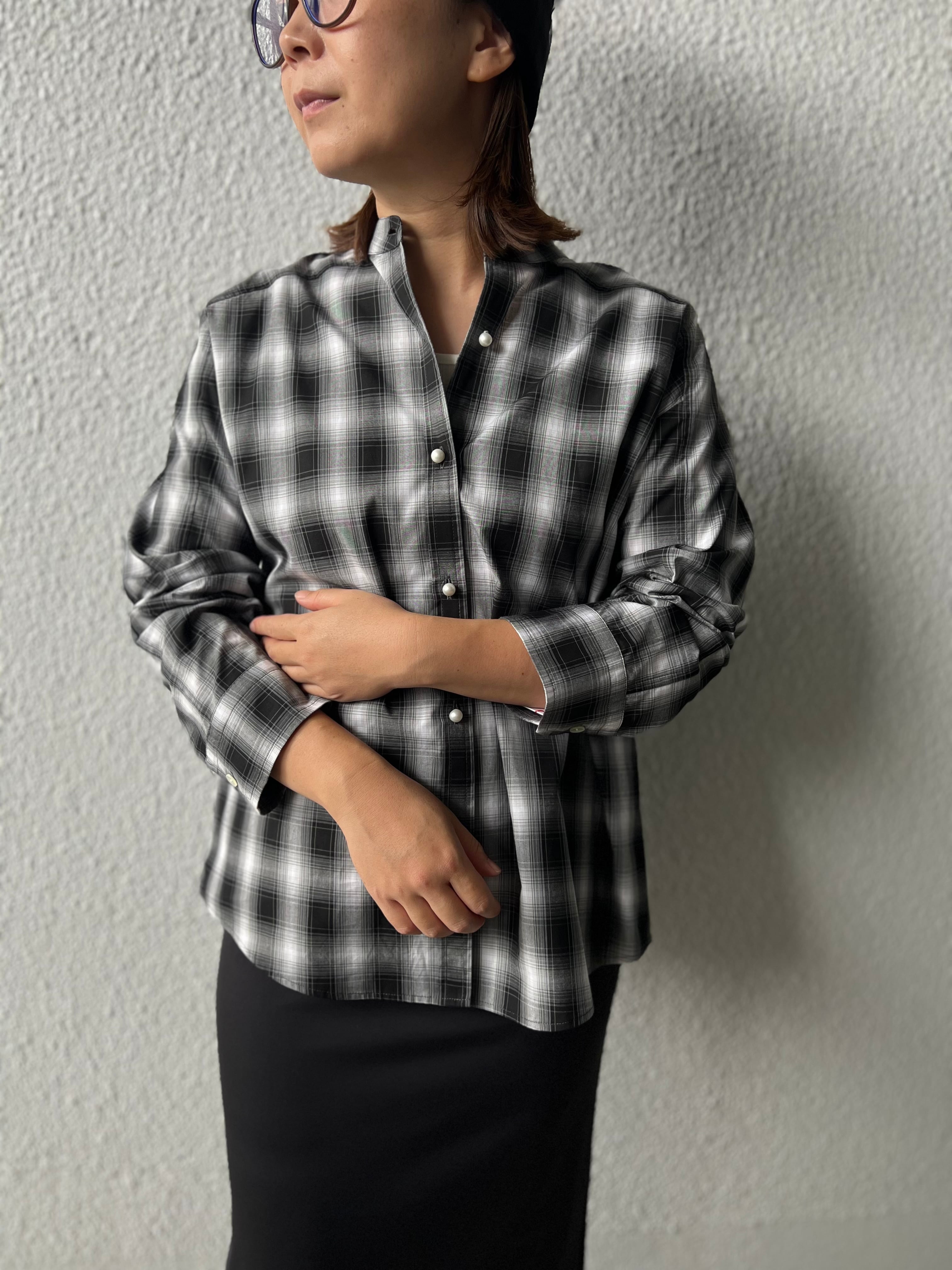 新品タグ付 パシオーネ カフネ チェック シャツ ブラウン Mサイズ フォロー割 PASSIONE/cafune | MIEL select shop 新品タグ付 パシオーネ