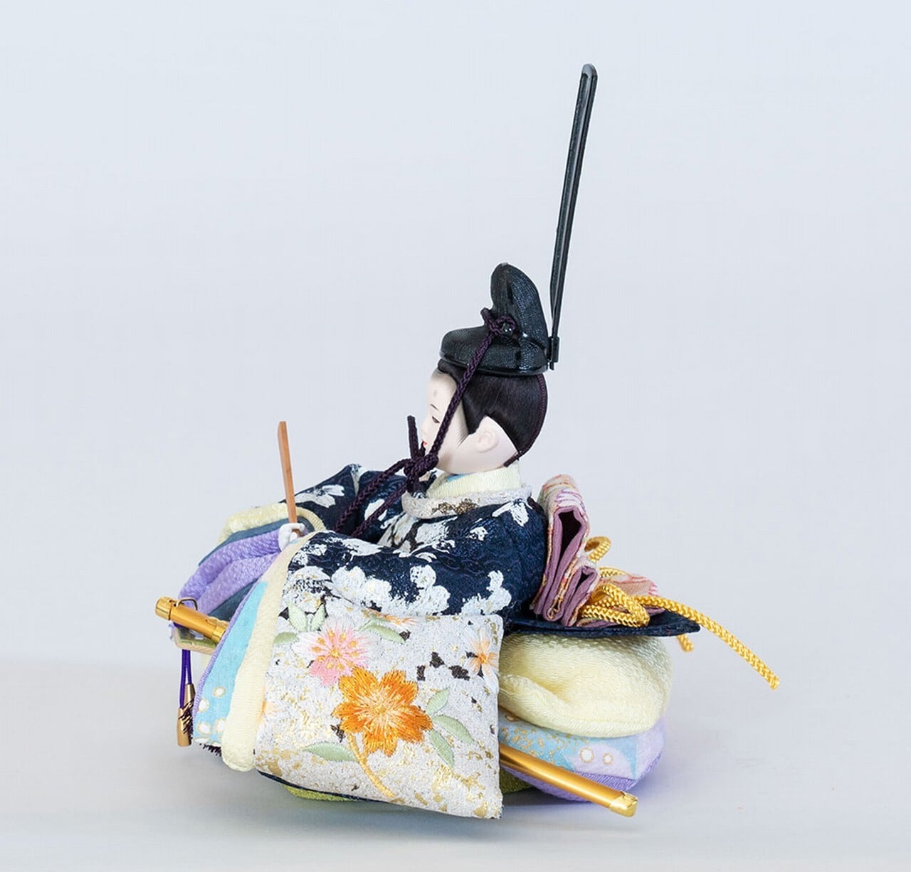 手まり雛 ころろ』紺桜 二人飾り（税込価格） | 《手まり雛ころろ