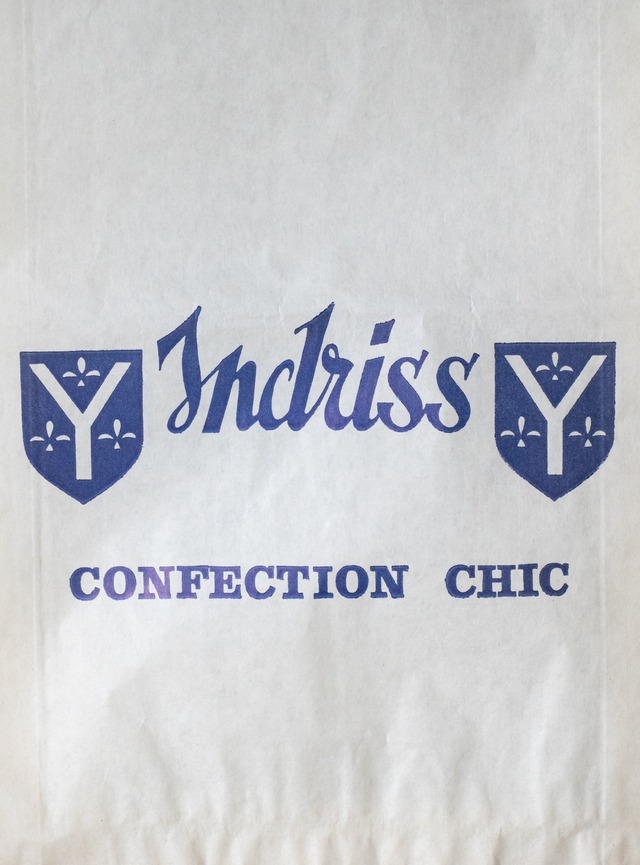 "Indriss" 1970s Paper bag
