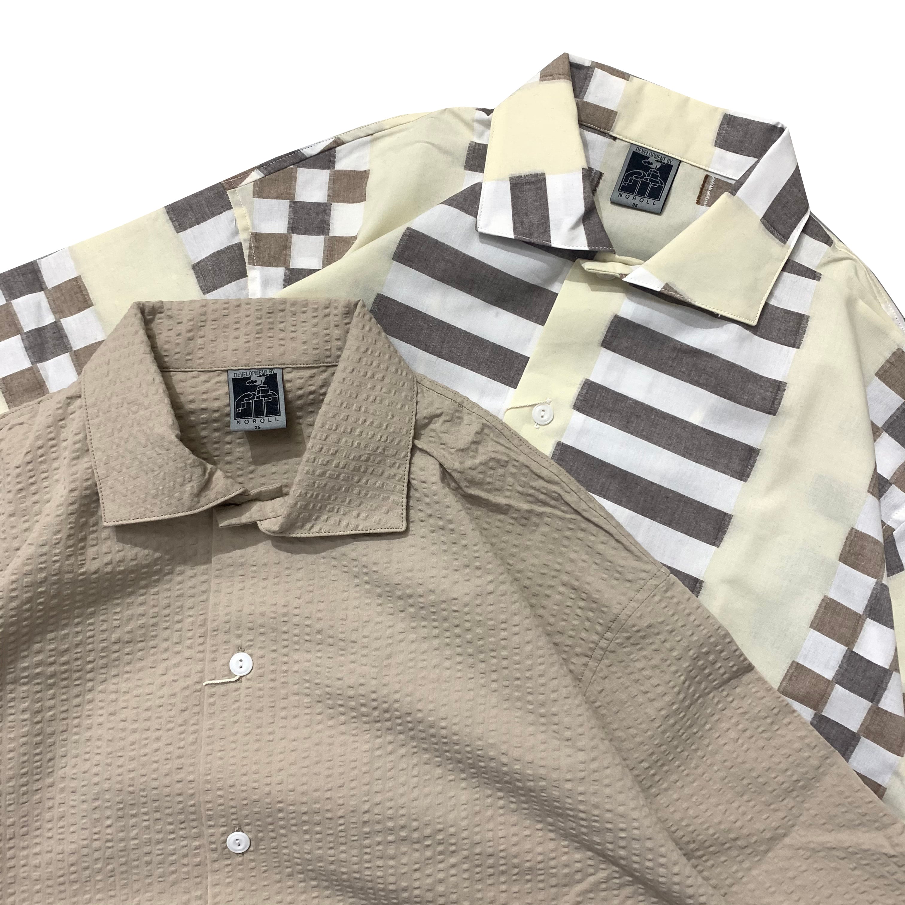 NOROLL / THROUGH SOLID SHIRTS -BEIGE- | THE NEWAGE CLUB