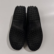 TODS トッズ スエード レザー ローファー ドライビングシューズ 35 1/2 (約22.5~23.0cm) /ブラック/箱付き