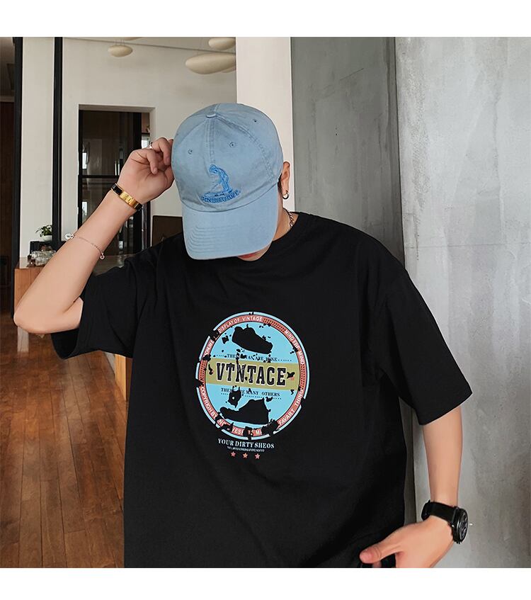 全3色 Tシャツ カットソー プリント カジュアル シンプル