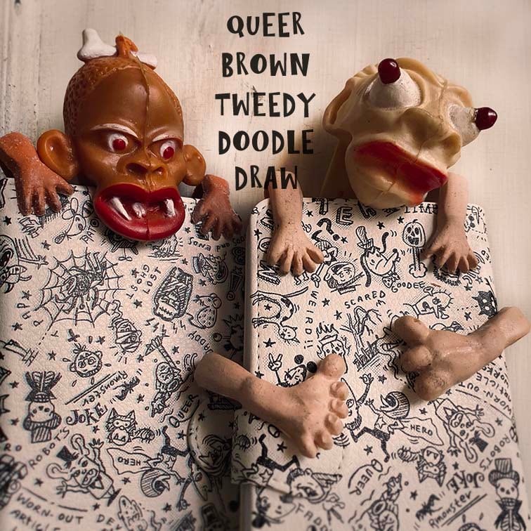 Doodle iPhone case ( Book Type )