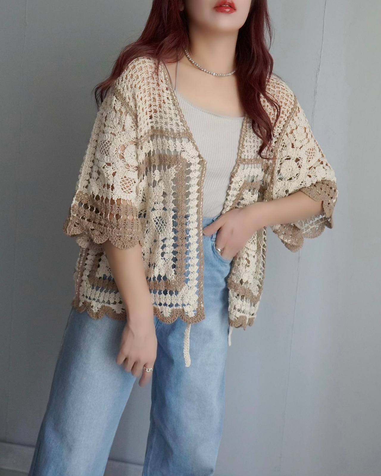 アシメリブニュアンスカラーキャミ【パット付き取り外し可】／3 color