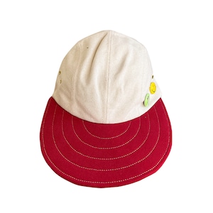 Manager In Training | Long bill cap | Cream/Red