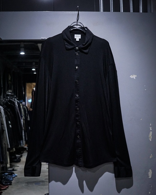 【add (C) vintage】“ARMANI COLLEZIONI” Vintage Loose L/S Silk Shirt